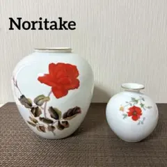 【ノリタケ】 昭和レトロ　花瓶　フラワーベースのサムネイル