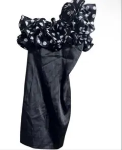 新品　ドレス　ミニドレス　ワンピース　ワンショルダー　M