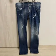 DSQUARED2 ディースクエアード 刺繍デニム クロス イタリア製 B783