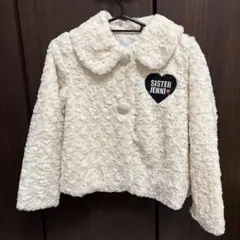 SISTER JENNI アイボリー フリースコート
