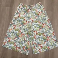 ユニクロ リラコＭ　Joy of Printフラワー・ワイド ボタニカル柄