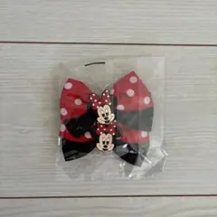 【新品未使用】ミニーマウス リボン ヘアアクセサリー①