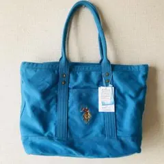 送料無料US POLO ASSN 新品ユーエスポロアッスントートバッグターコイズ