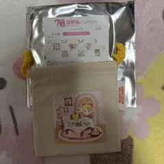 3coins りぼんコラボ　ミニ巾着　姫ちゃんのリボン