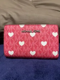MICHAEL KORS ハート柄 二つ折り財布