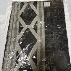 大判幾何学模様 フリンジ付きストール新品未使用