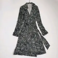 【美品✨】ダイアンフォンファステンバーグ カシュクールワンピース シルク XL