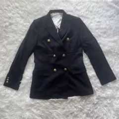 ANAYI レディース テーラードジャケット M 金ボタン ダブルブレスト 紺色