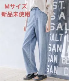 グローバルワーク　デニムバギーパンツ　Mサイズ