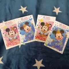 東京ディズニーリゾート 35周年 ポストカード 4枚セット