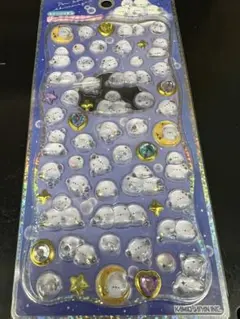 ラスト　ジュエルプチドロップステッカー　シマエナガ