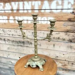 M♦アンティーク キャンドルホルダー キャンドルスタンド