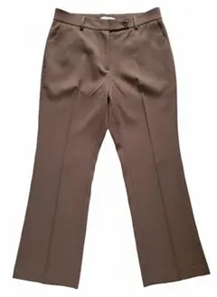 【即購入OK 】PLST 美脚 ワイドパンツ ブラウン トリアセテート混 L