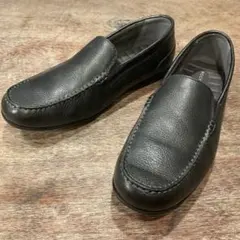 美品✨ロックポート ローファー スリッポン レザー 黒 大きいサイズ 25