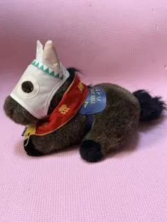 【タグ付き　希少】ハイセイコー　競馬　ぬいぐるみ　アバンティ Amazon.co.jp: 最強伝説 ハイセイコー 皐月賞 ぬいぐるみ アバンティ