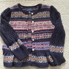 POLO Ralph Lauren カーディガン 3T ネイビー系