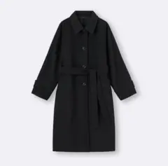 GU コージーメルトン バルマカーンコート ブラック Mサイズ