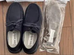 COULEUR VARIE ブラックシューズ 24.5c
