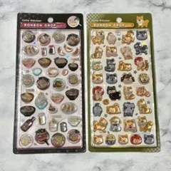 【正規品】ボンボンドロップシール　和柄　ボンドロ　柴犬　ラーメン