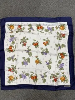 Brooks Brothers フルーツ柄 シルクスカーフ