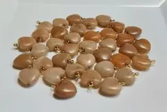 天然石・コネクター・チャーム・ピアス・イアリング・パーツ・ハンドメイド・ハート