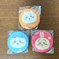 ちいかわ　和紙風　缶バッジ　3点セット