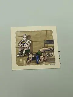 ハイキュー!! スクエアステッカーコレクション 青根　二口