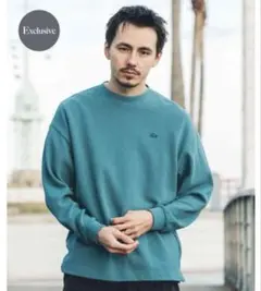 LACOSTE×DOORS別注thick piqueクルーロングスリーブ　Ｌ