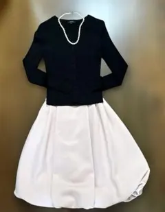 TOCCA シルクリブカーディガン ブラック　Mサイズ