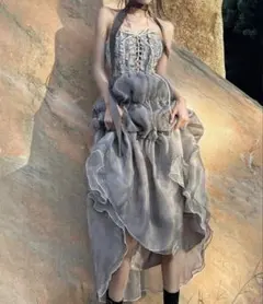 魅力溢れるロングドレス❤️女子会・旅行に最適