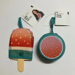 Flying Tiger スイカ デザイン うちわ 小物入れ 缶ケース セットのサムネイル