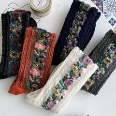 レディース 靴下 可愛い♡花柄 ソックス 5足セット インポート トレンド