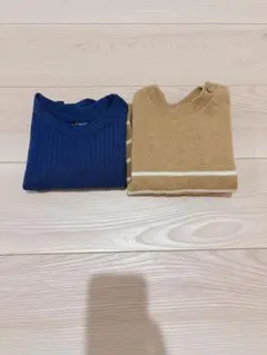 80センチ　長袖2枚セット　春秋冬服　保育園　おしゃれ着