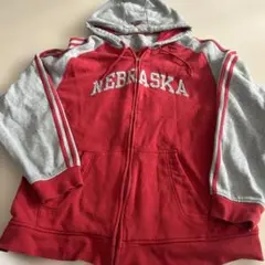 アディダス（adidas） ネブラスカ　カレッジ　フルジップパーカー