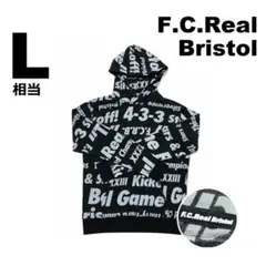 F.C.Real Bristol 総柄 パーカー 黒 FCRBのサムネイル