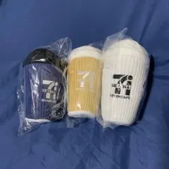 Happyくじ セブンイレブン B賞 セブンカフェぬいぐるみチャーム 3点セット