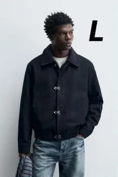 ZARA ザラ トグルボタン コントラストカラージャケット L