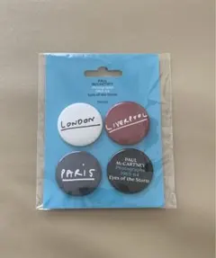 ポールマッカートニー展　缶バッジ　4個セット