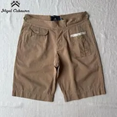 Nigel Cabourn ナイジェルケーボン グルカショーツ ベージュ 32のサムネイル
