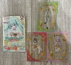 フリューくじ　初音ミク　クリアカード　MEIKO 鏡音レン 巡音ルカ