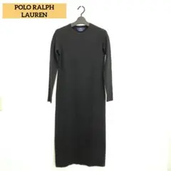 POLO RALPH LAUREN ニットワンピース 長袖 上品ウール カシミヤ