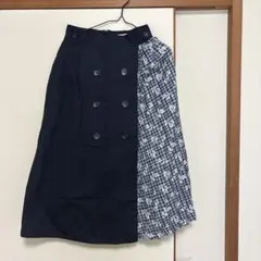 SIMPLICITÉ 異素材切替ロングスカート Sのサムネイル