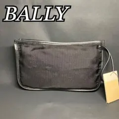 ⭐︎未使用⭐︎BALLY クラッチバック　セカンドバック　ブラック ストライプ　稀少
