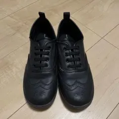 【最終価格】ブラックフォーマルシューズ 21.5cm 合皮　グリーンレーベル