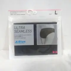 ユニクロ エアリズム ウルトラシームレスショーツ（ヒップハンガー）Ｌ ブラック