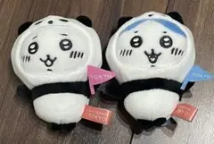 ちいかわ 東京限定 パンダ ぬいぐるみキーチェーン 2種 ちいかわ ハチワレ