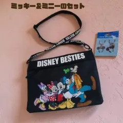 【公式】ディズニーリゾート サコッシュ＆カチューシャキーチェーン セット