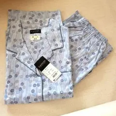 LANVIN　ランバン ブルー 花柄 パジャマ Mサイズ　綿100　新品　未使用