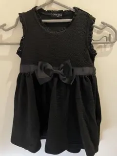 フォーマルワンピース　冠婚葬祭　黒