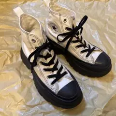 CONVERSE ハイカットスニーカー ホワイト/ブラック　トレックウェーブ
